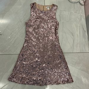 Cute sequin pink NYE dress